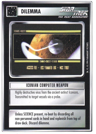 Iconian Computer Weapon