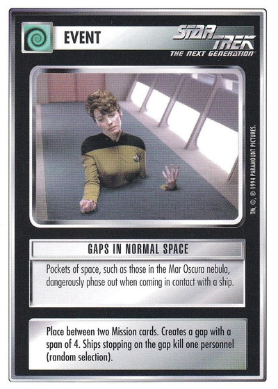 Gaps in Normal Space