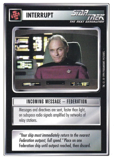 Incoming Message - Federation
