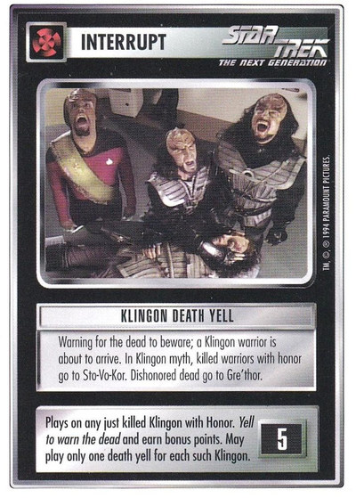 Klingon Death Yell