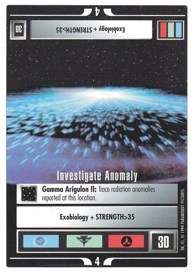 Investigate Anomaly