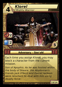 Klorel, Mighty Warrior