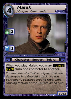 Malek, Outpost Commander