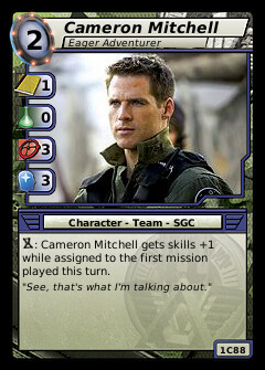 Cameron Mitchell, Eager Adventurer