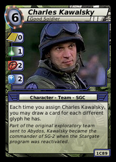 Charles Kawalsky, Good Soldier