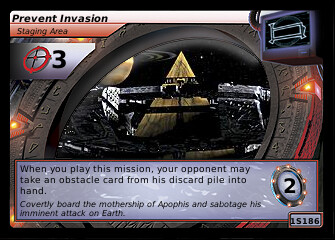 Prevent Invasion, Staging Area