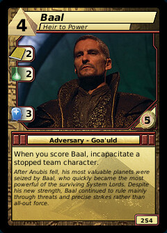 Baal, Heir to Power