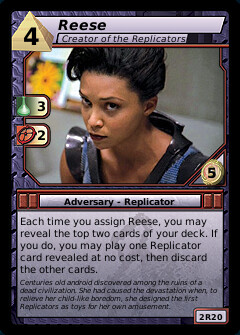 Reese, Creator of the Replicators
