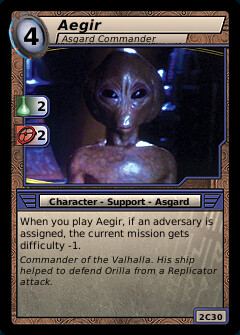 Aegir, Asgard Commander