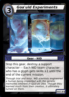 Goa'uld Experiments