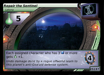 Repair the Sentinel