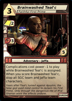 Brainwashed Teal'c (Faithful First Prime)