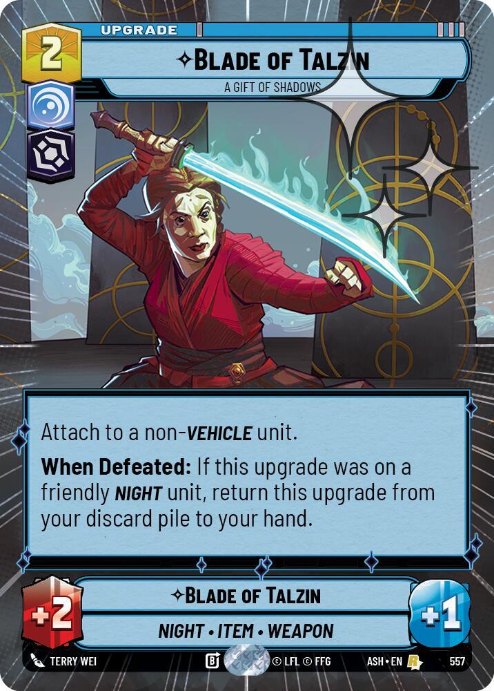 Blade of Talzin - A Gift of Shadows (Hyperspace Foil)