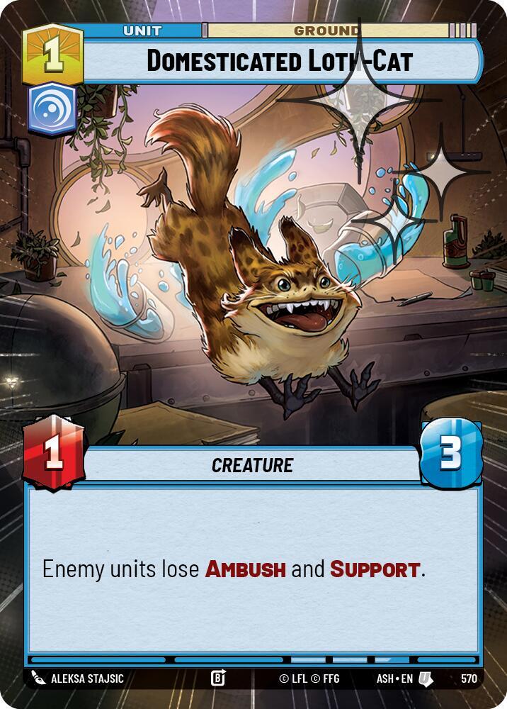 Domesticated Loth-Cat (Hyperspace Foil)