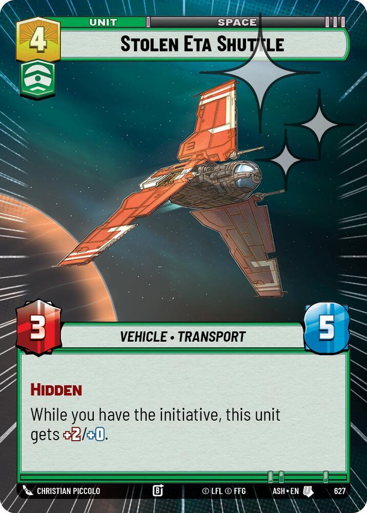 Stolen Eta Shuttle (Hyperspace Foil)
