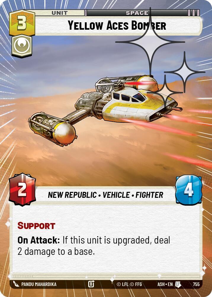 Yellow Aces Bomber (Hyperspace Foil)
