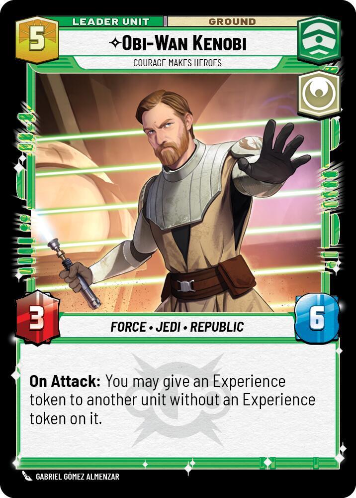 Obi-Wan Kenobi - Courage Makes Heroes Back