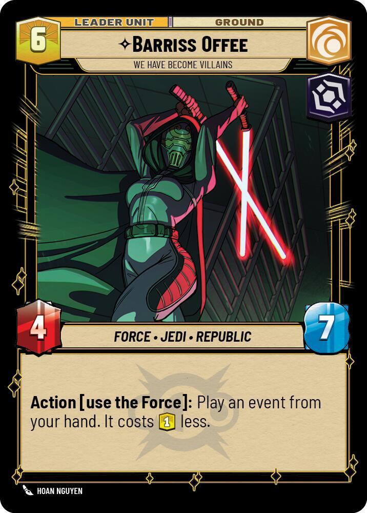 Barriss Offee - We Have Become Villains Back