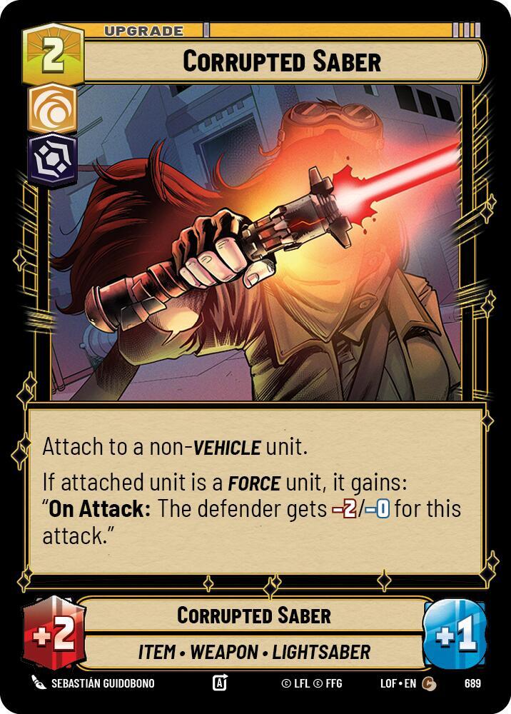 Corrupted Saber (Foil)