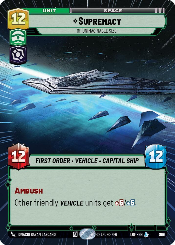 Supremacy - Of Unimaginable Size (Hyperspace Foil)