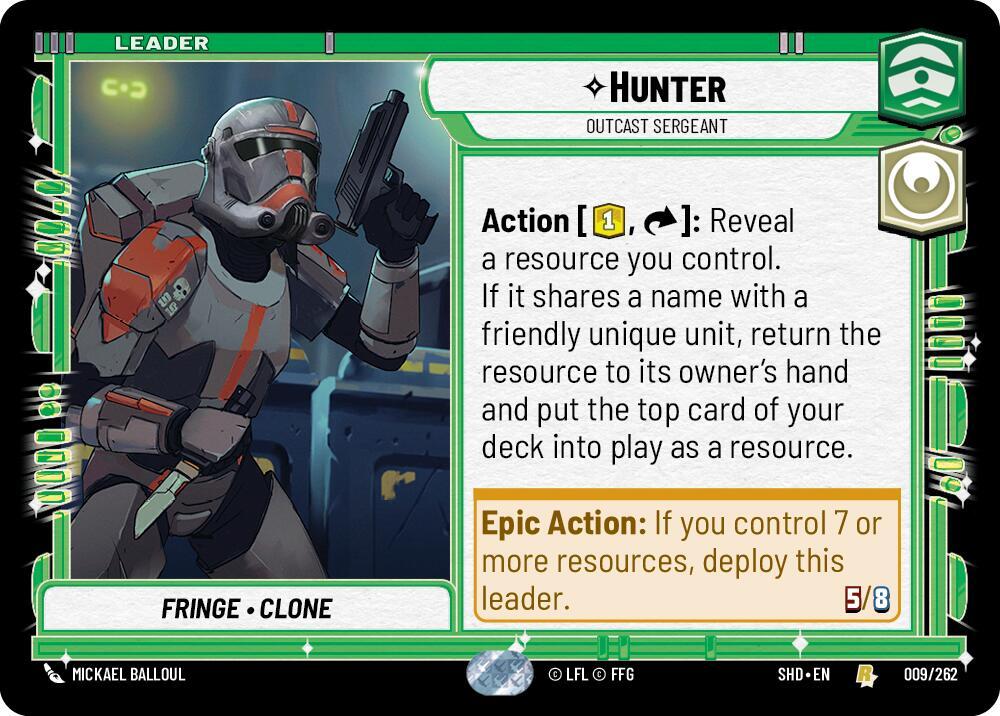 Hunter - Outcast Sergeant Front