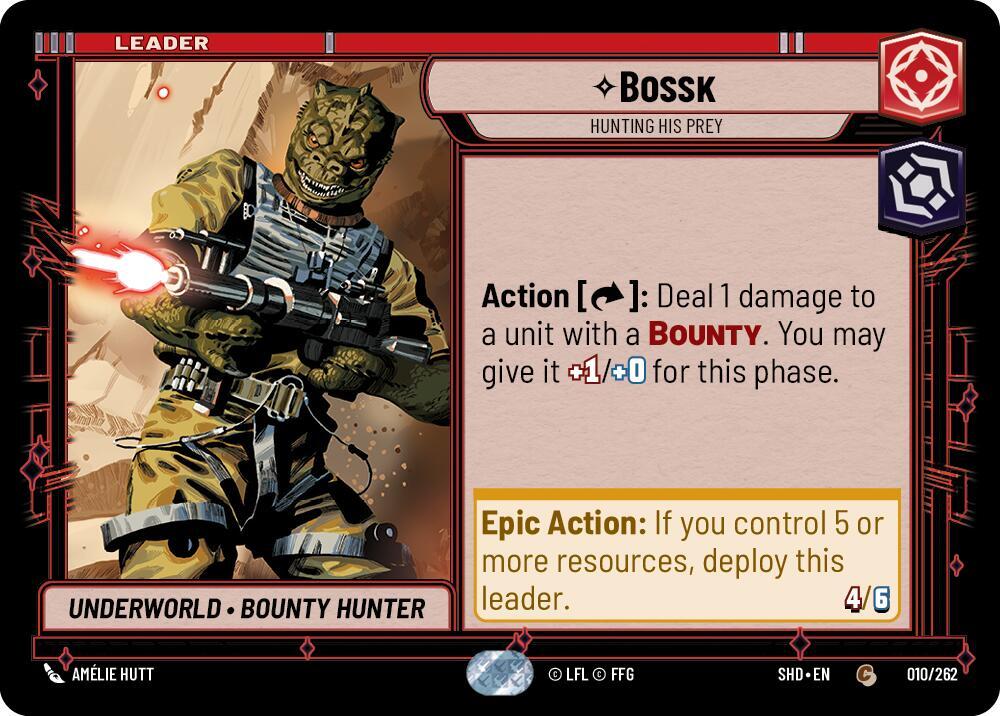 Bossk - Hunting His Prey Front
