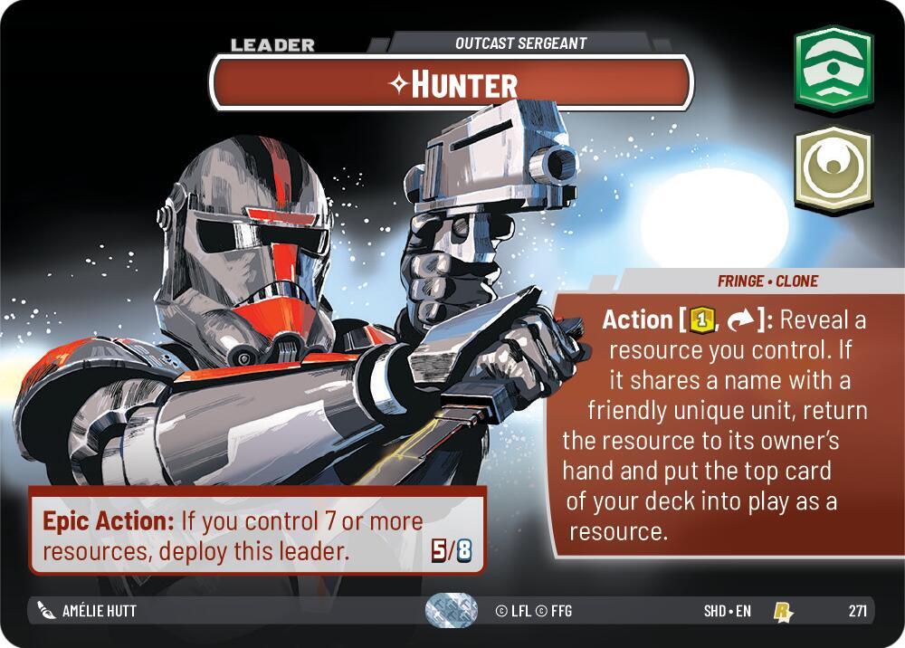 Hunter - Outcast Sergeant (Showcase) Front