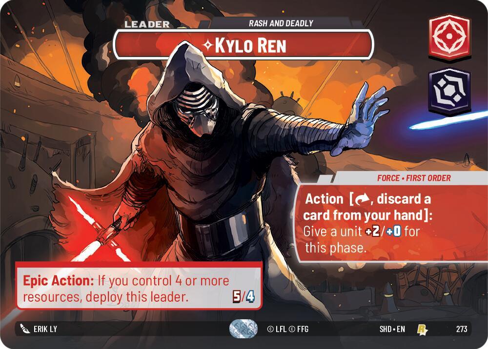 Kylo Ren - Rash and Deadly (Showcase) Front