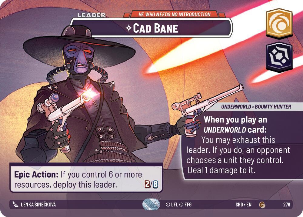 Cad Bane - He Who Needs No Introduction (Showcase) Front