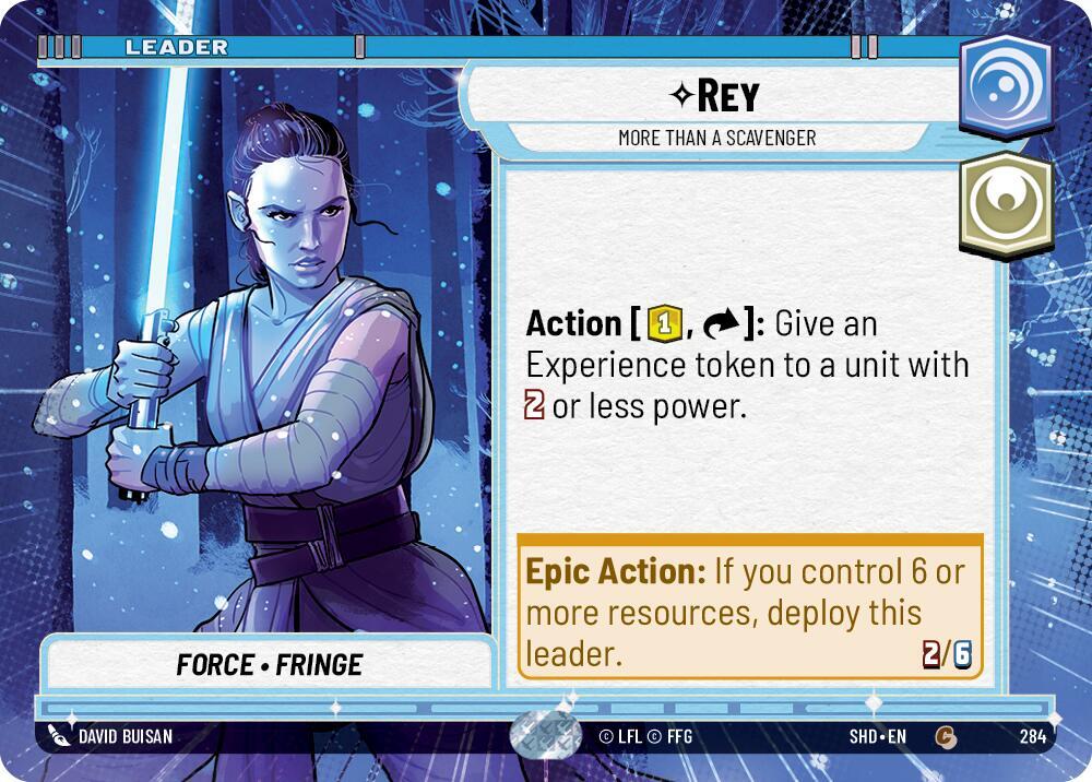 Rey - More Than a Scavenger (Hyperspace) Front