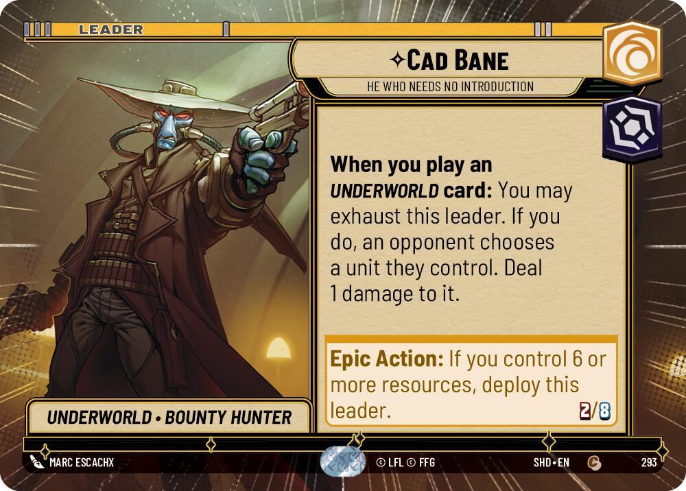 Cad Bane - He Who Needs No Introduction (Hyperspace) Front