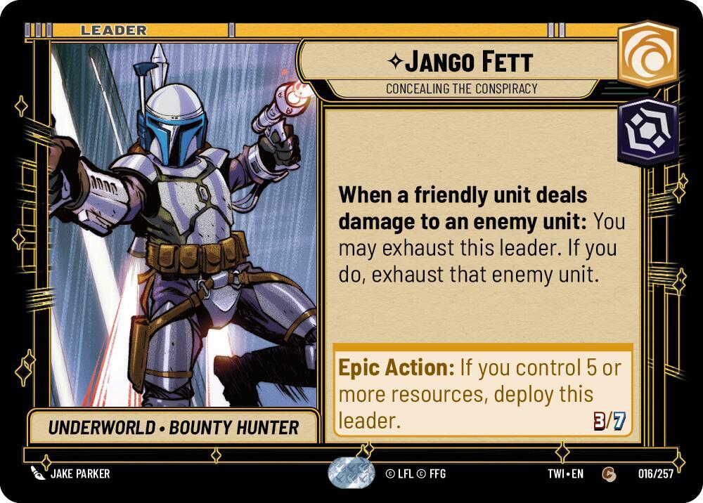 Jango Fett - Concealing the Conspiracy Front