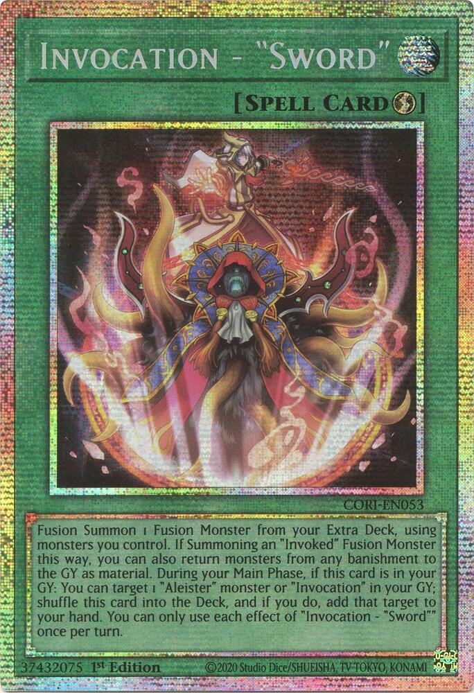 Invocation - "Sword" (Starlight Rare)